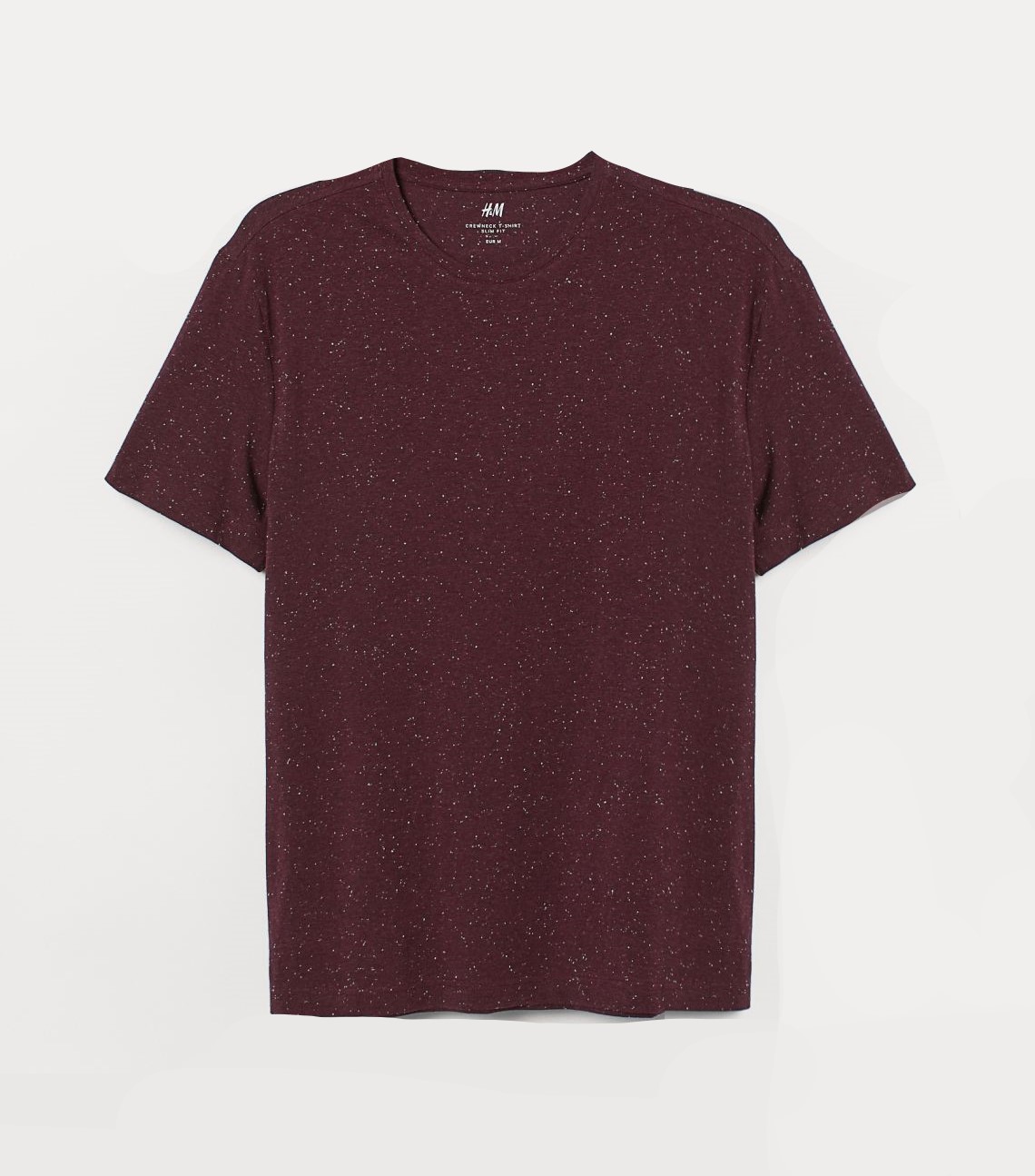 

Футболка H&M S бордовый 10025786302