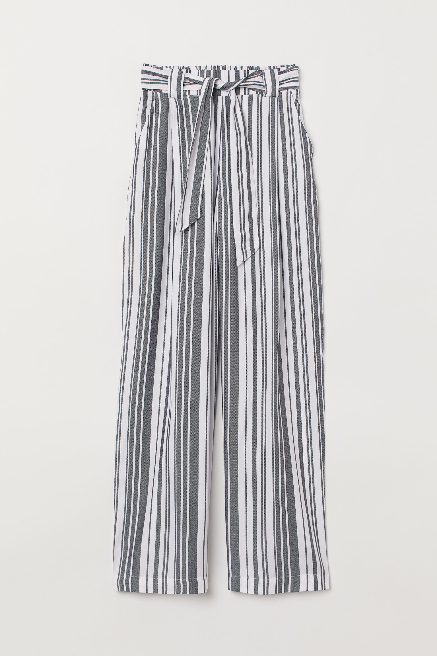 

Брюки H&M 40 черный белая полоска 23026987949