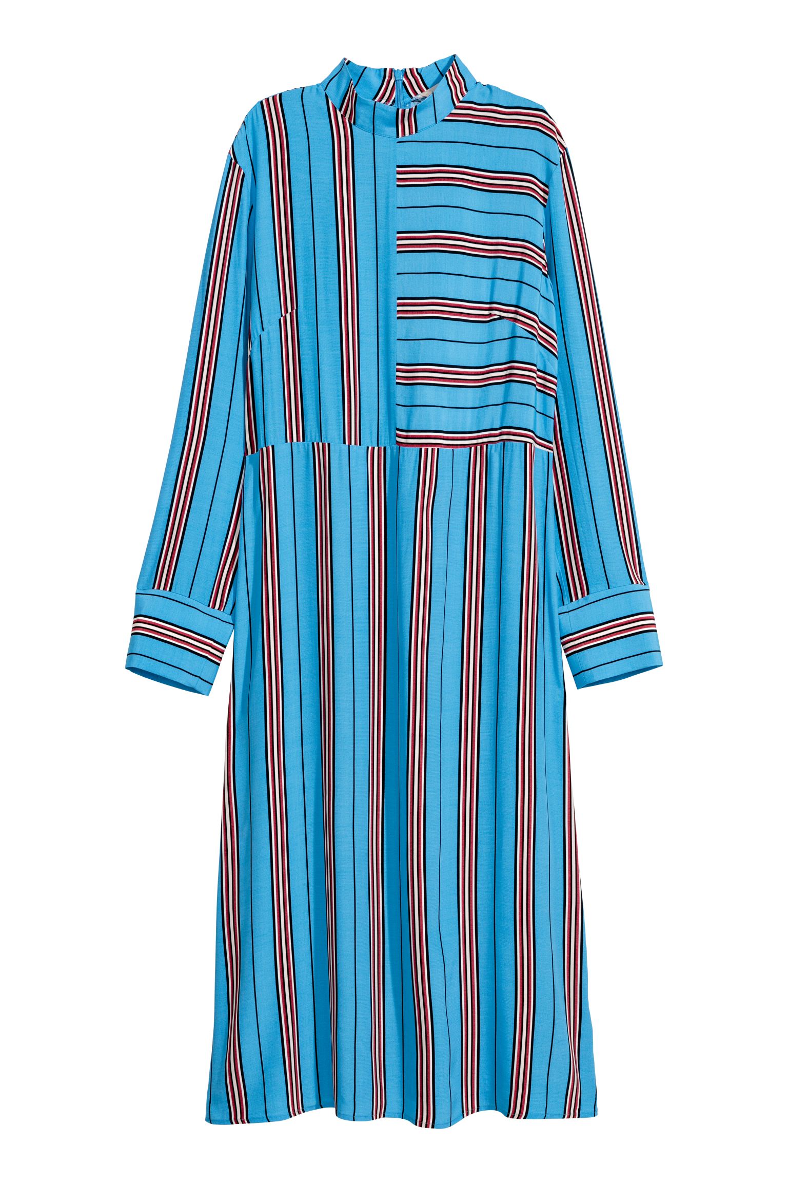 

Платье H&M 34 голубой полоска 26026115977