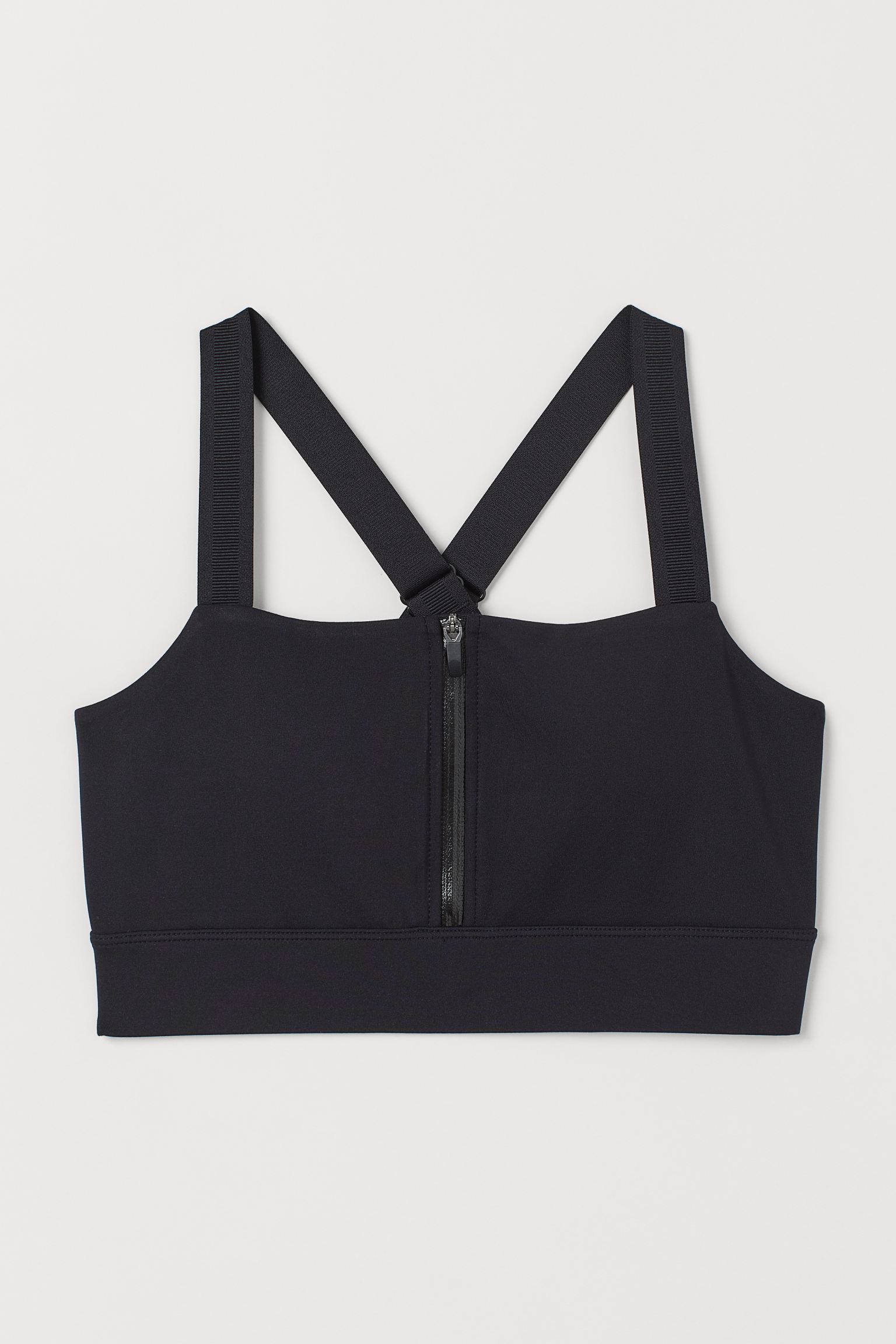 

Спортивный топ H&M M черный 23028943552