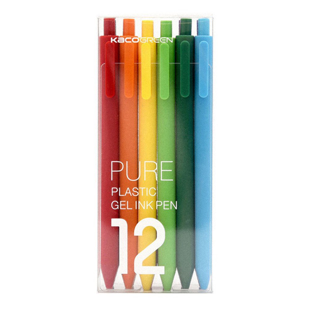 

Цветные ручки Mi Kaco Pure Plastic Gel Pen (набор из 12 шт. ) [41172]