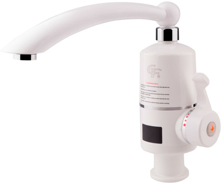 

Кран кухонный GF (WHI)/E-40-110 c электронагревом
