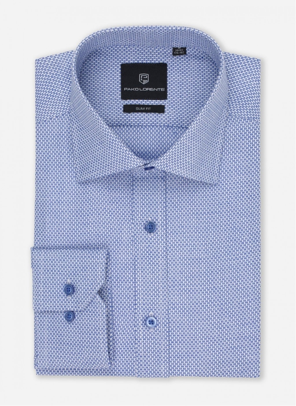 

Сорочка Pako Lorente PLM-1X-410-N 176-182 39/40 Синя