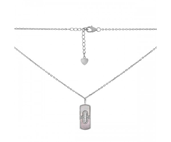 

Колье серебряное Фантазия с перламутром D4078HK0140 R57