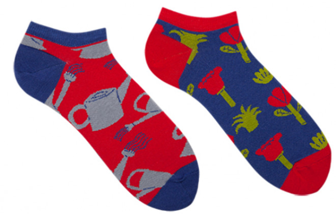 

Короткие мужские носки Sammy Icon Jardin Short 40-46 Красно-синие