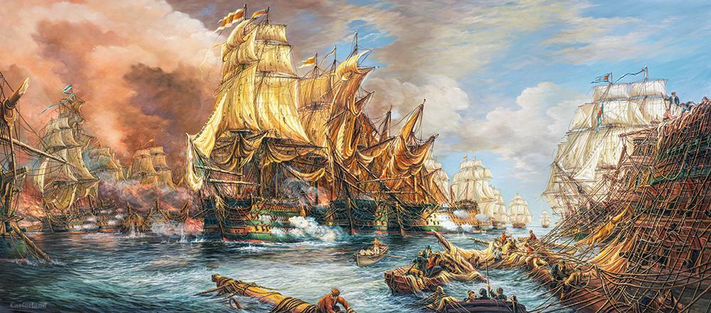 

Кастор пазлы 600 "Битва на море" 68*30 /14/(В-060252)