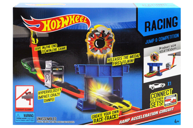 

Трек з запуском "Hot Wheel" 38*6,5*28см /36/ (2693)