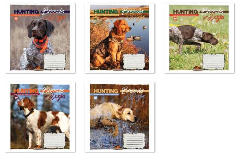 

Зошит учнівський А5/60 лін. YES Hunting dogs, 10шт.в уп. /10/ (762201)