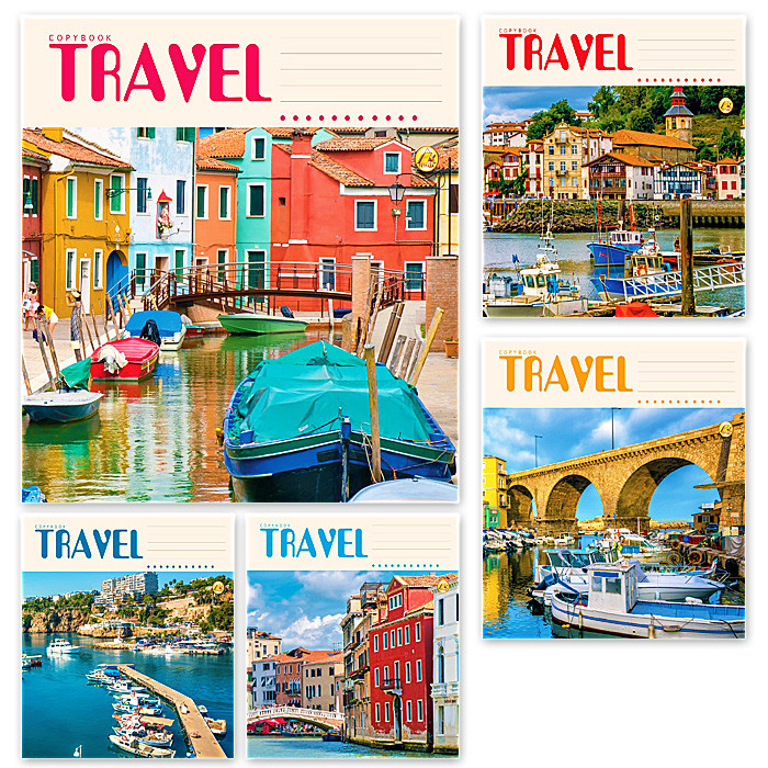 

Зошит 24 арк.клітинка Тверда TRAVEL, 20 шт в уп /320/ (ТЕ01396)