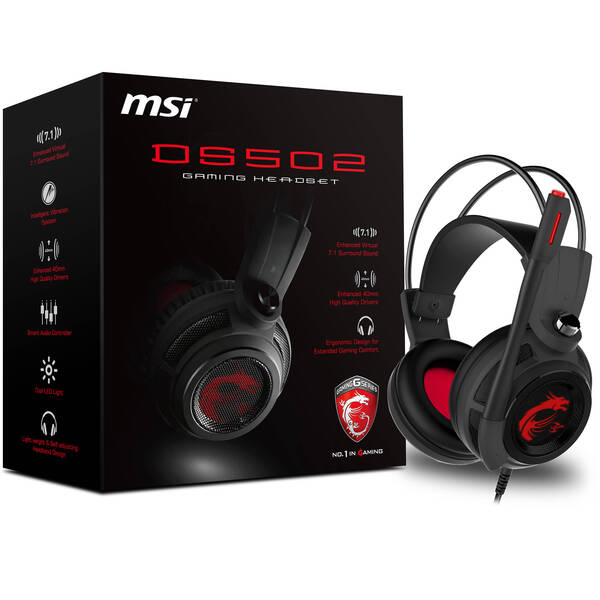 

Наушники MSI DS502 GAMING Headset для игр