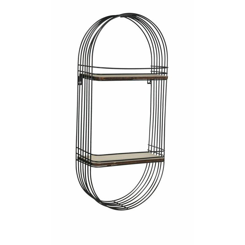 

Настенная полка Hallsboro Oblong металлическая - Little Room Baby House (WFR-144055)