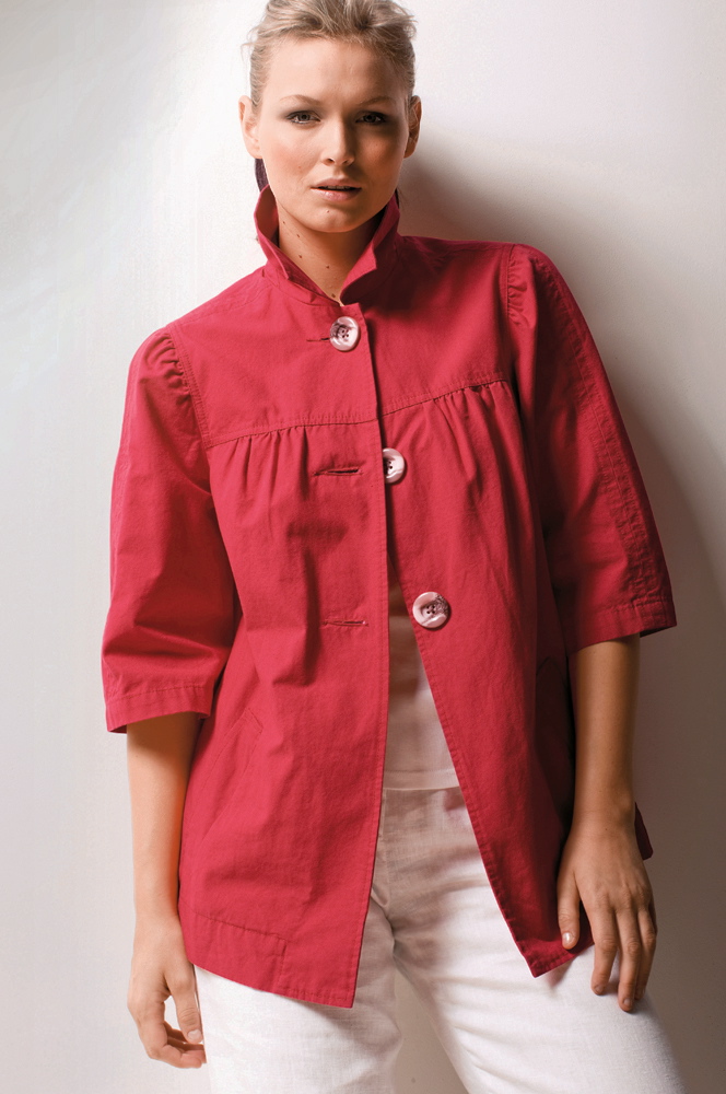 

Жакет весняний ELLOS 50 червоний 907-8602