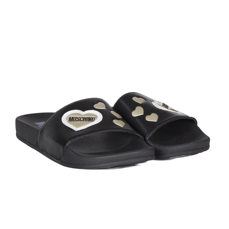 

Сланцы "сердечки" Moschino 39 Черный 26205/9102