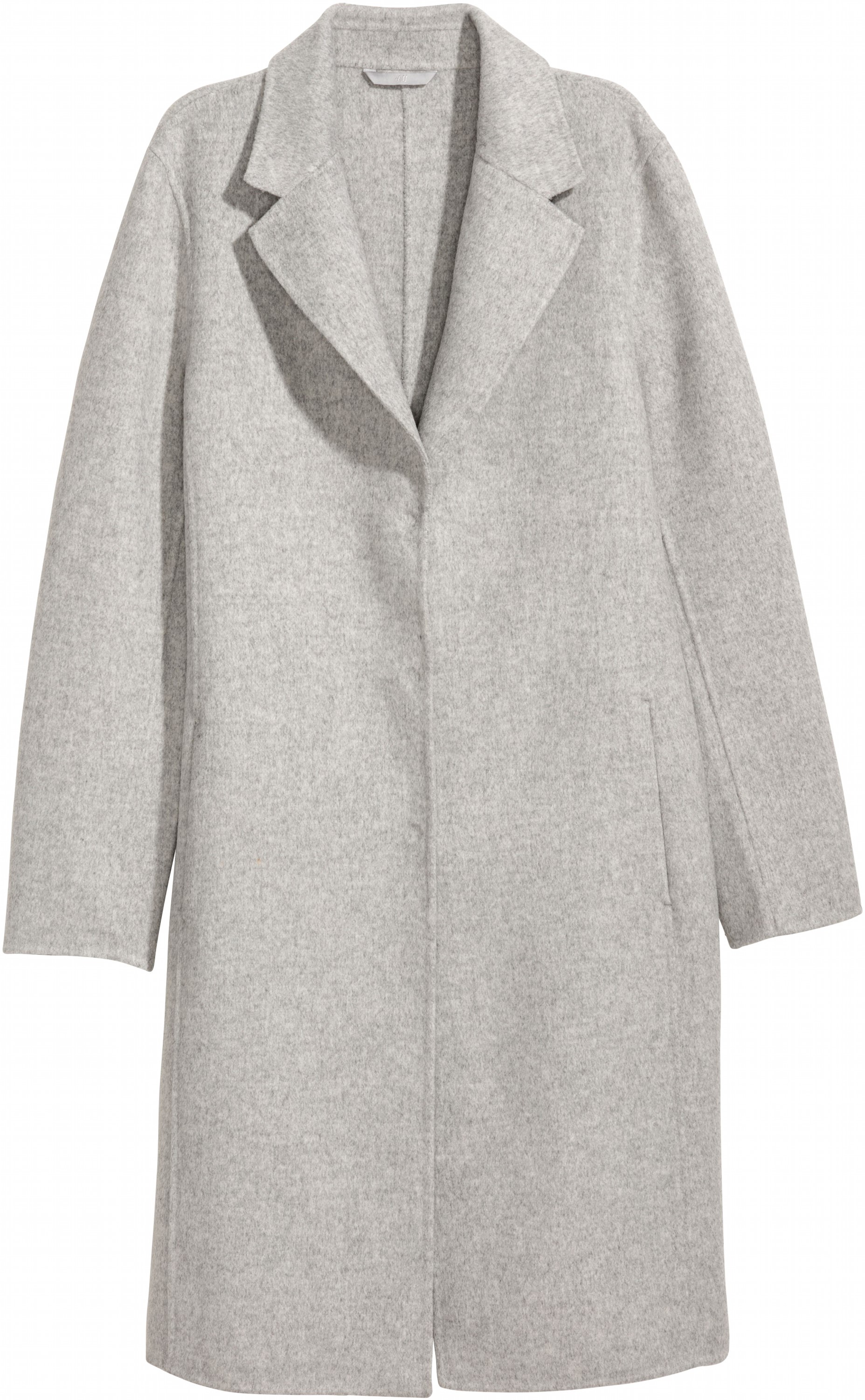 

Пальто H&M 5342396 34 Серое