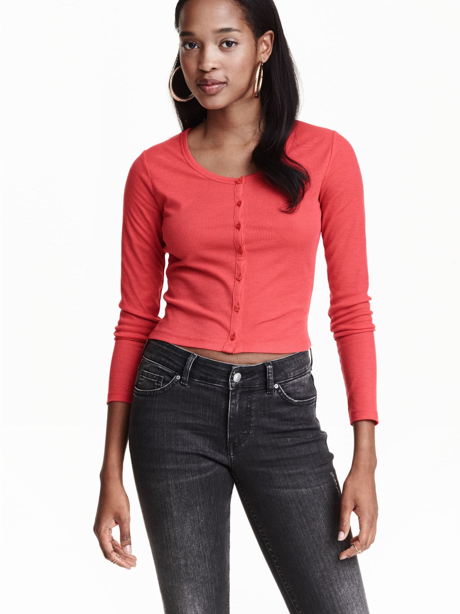 

Кардиган H&M KK3630610 S Красный