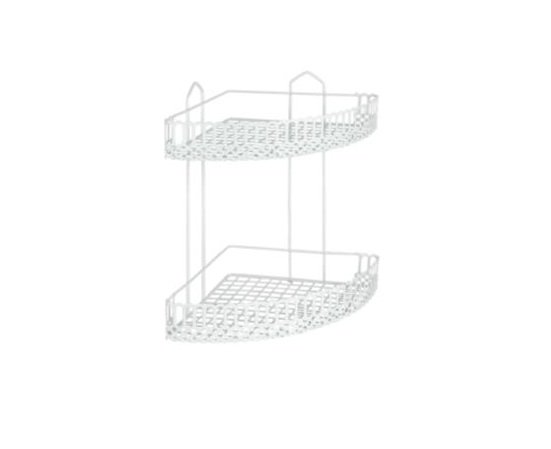 

Полка Metaltex Rialto для ванной 25х25х35 см белое пластиковое покрытие (453702)