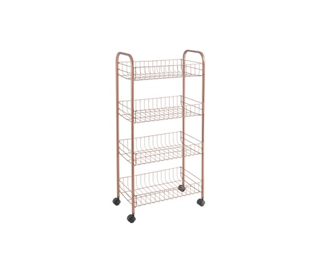 

Этажерка METALTEX COPPER 4 уровня медный цвет покрытие Polytherm