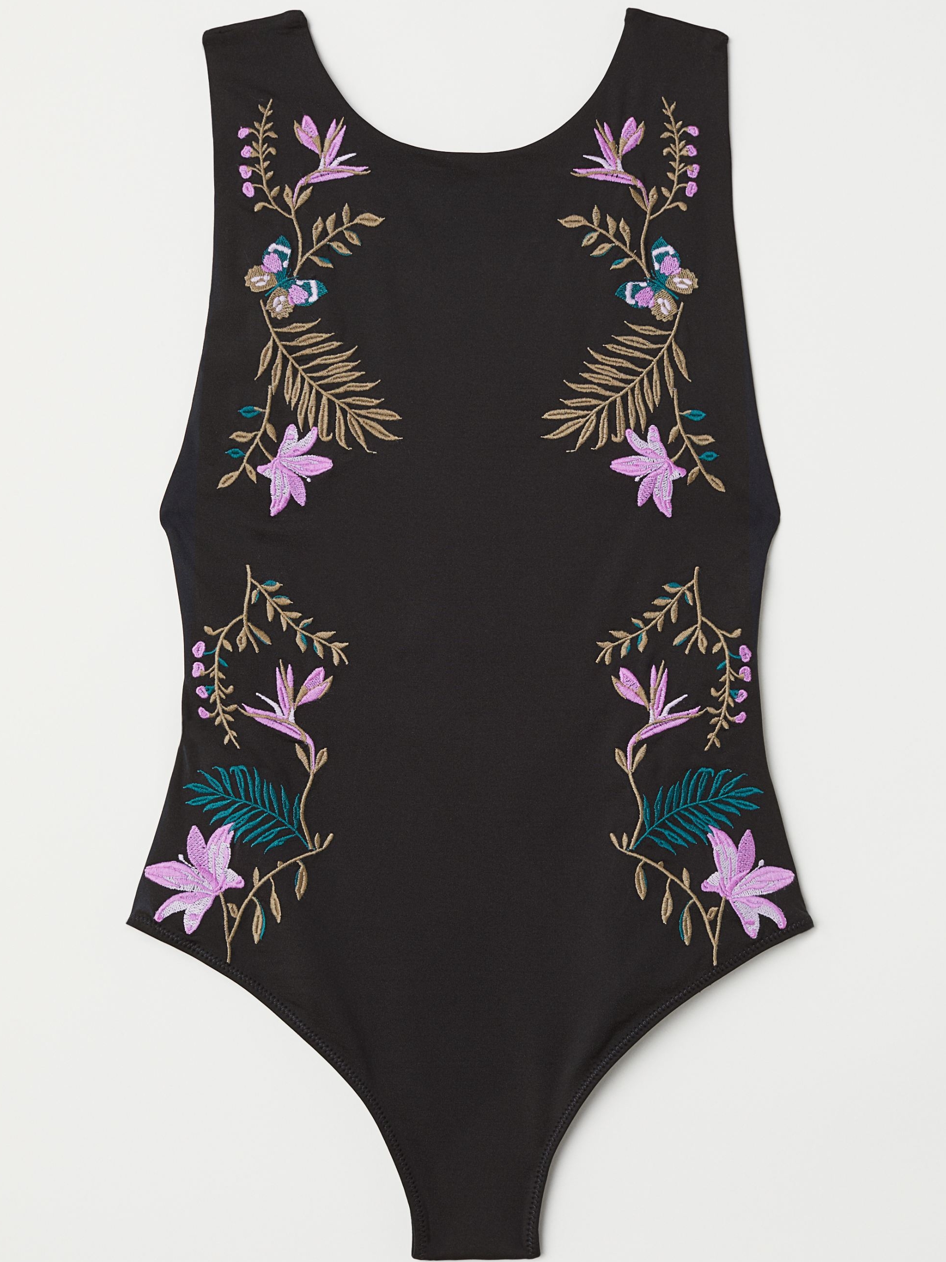 

Купальник слитный женский H&M 0662529 7 40 Черный
