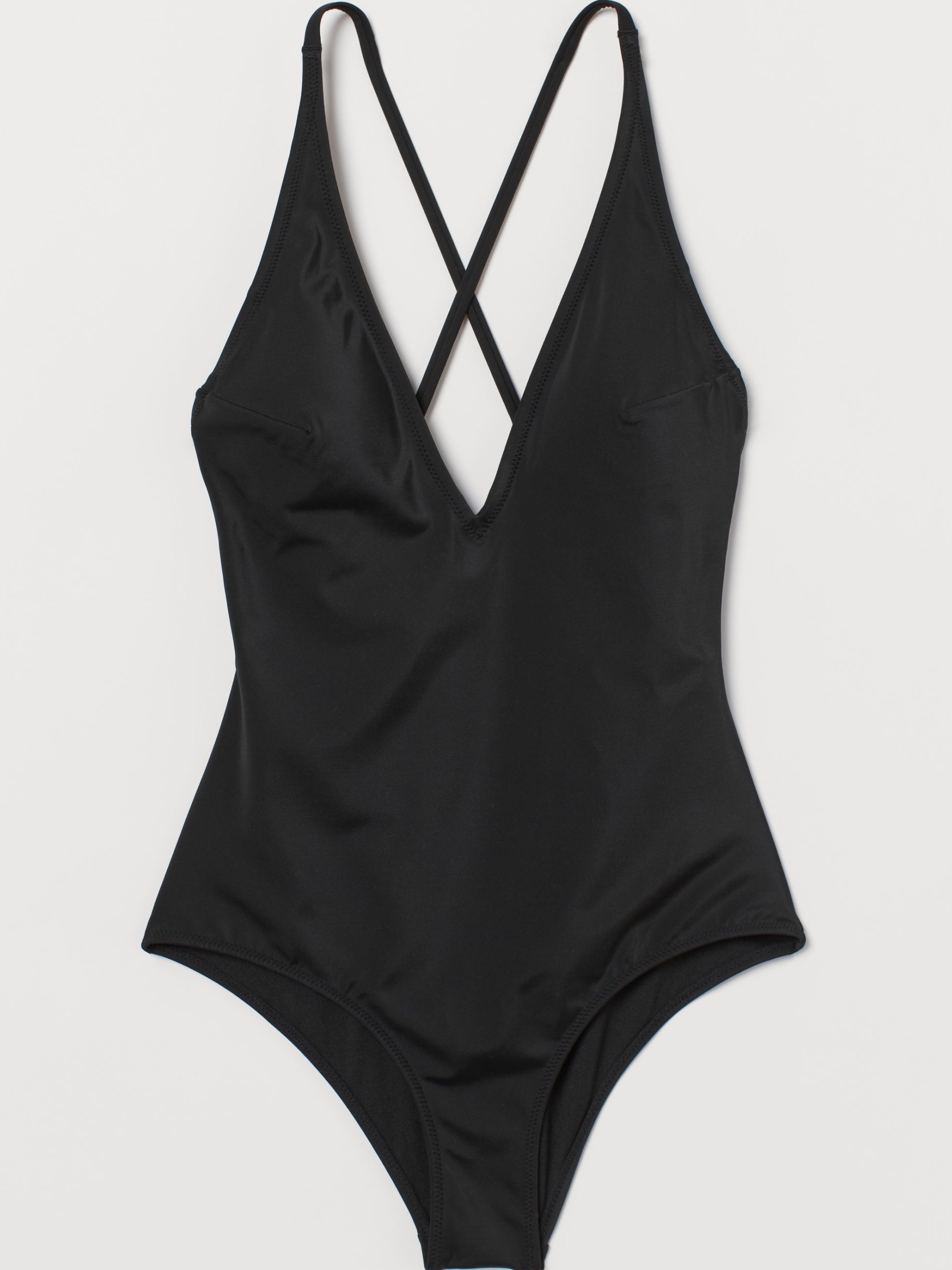 

Купальник слитный женский H&M 0742933 9 36 Черный