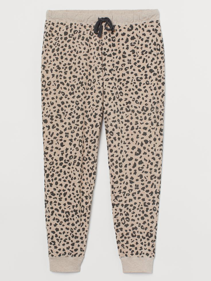 

Брюки пижамные H&M 0785327 0 XL Пудровые