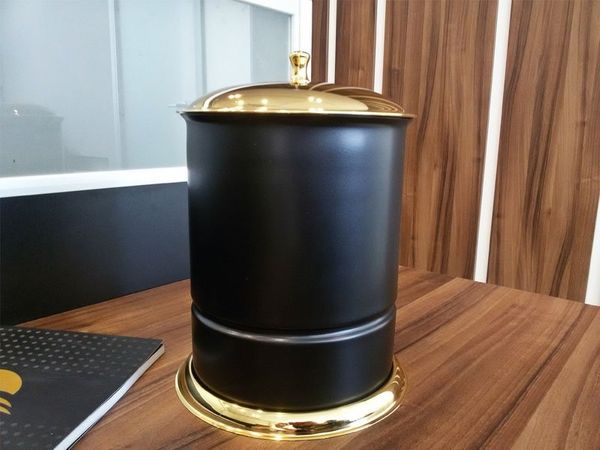 

Відро для сміття KUGU Freestand G&B підлогове, колір золото/чорний 926G&B