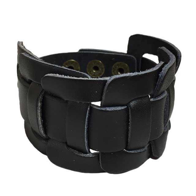 

Браслет-напульсник Кожаный DiaDemaGrand Черный с медным (011849-19-21)
