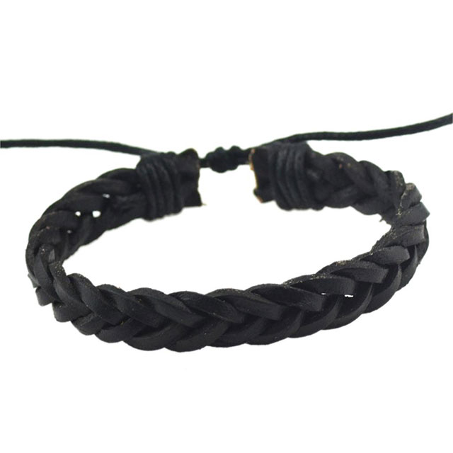 

Браслет из кожи Плетение DiaDemaGrand Черный (1116133-19)