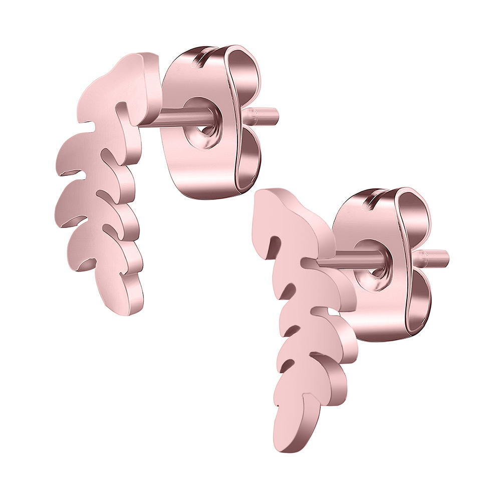 

Гвоздики из стали Необычные DiaDemaGrand Розовое золото (091974-22)