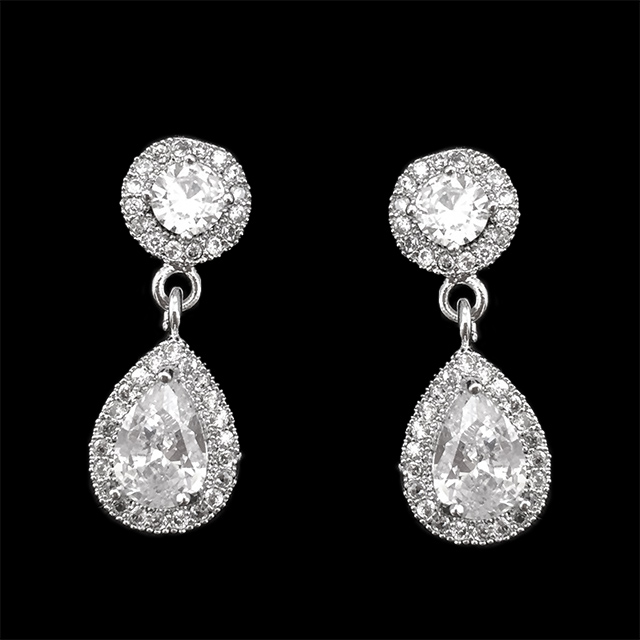 

Свадебные серьги Манящие DiaDemaGrand Серебряный с белым камнем (0418133-15-2)
