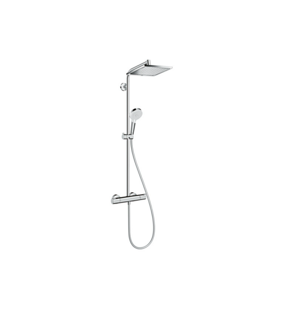 

Душевая система Hansgrohe Crometta E 240 1jet Showerpipe с термостатом 27271000
