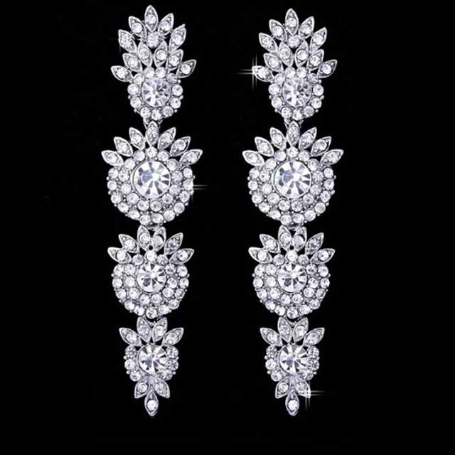 

Свадебные серьги Сияние DiaDemaGrand Серебряный с белым камнем (081534-15-2)