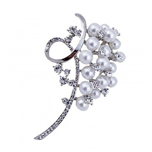 

Женская брошь Бутоньерка DiaDemaGrand Серебряный с белым жемчугом (0816192-15-2)