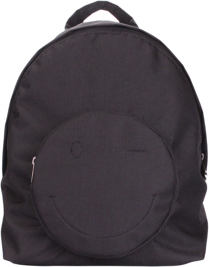 

Женская сумка-рюкзак Poolparty smile-backpack-black Черная
