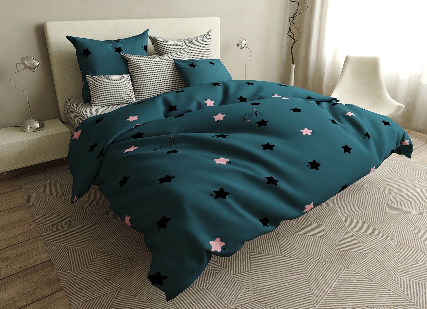 

Простынь MirSon Бязь 17-0325 Poplar 200x220
