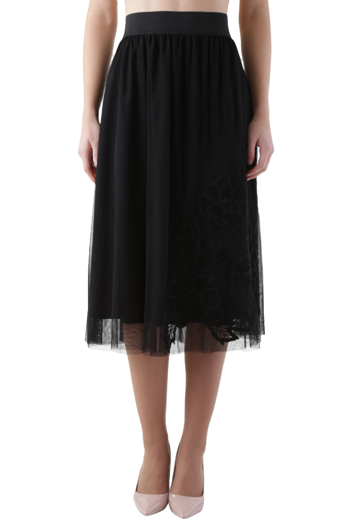 

Юбка Cristina Gavioli Black 42 черный