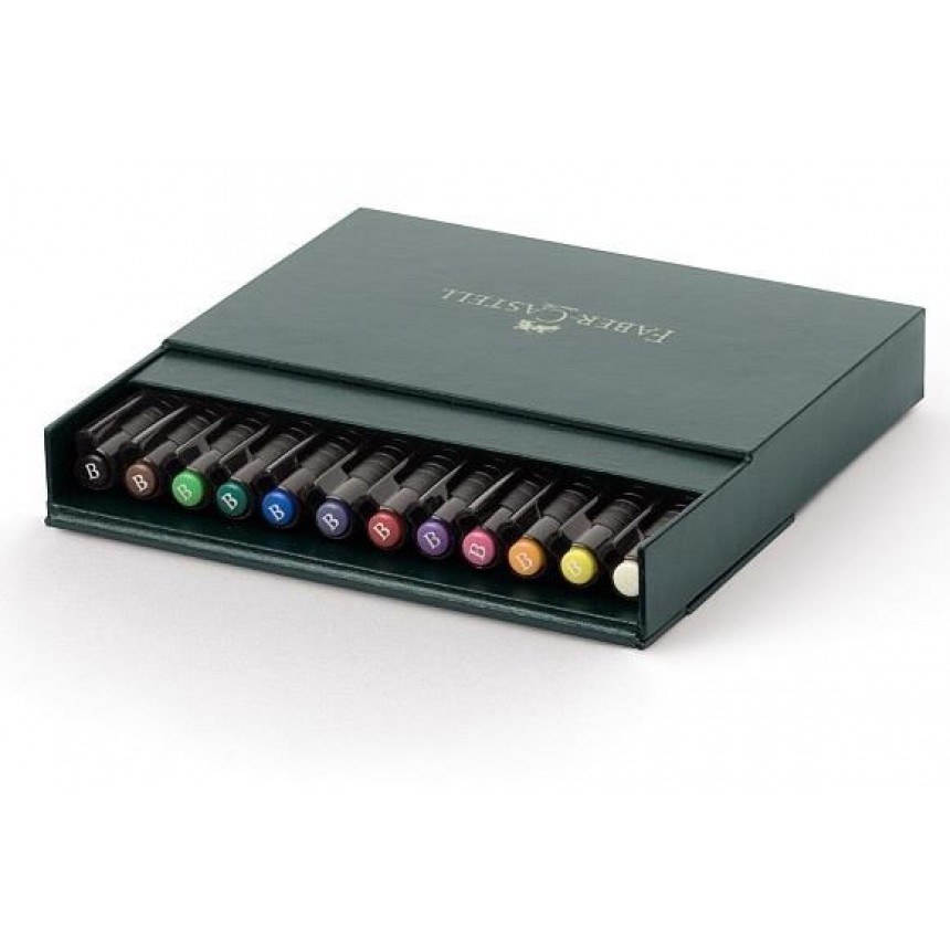 

Кисть ручка Faber-Castell BRUSH 12 цветов
