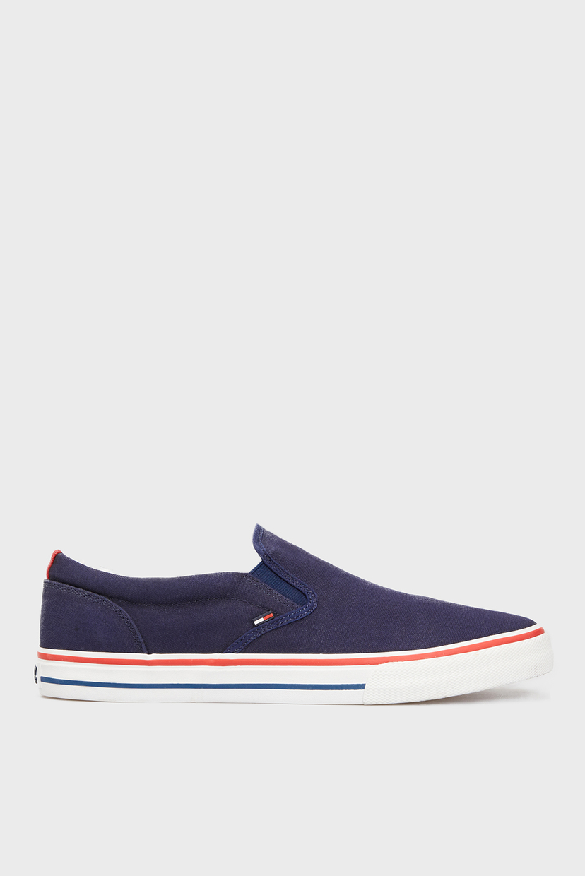 

Мужские темно-синие слипоны Tommy Hilfiger 40 EM0EM00002