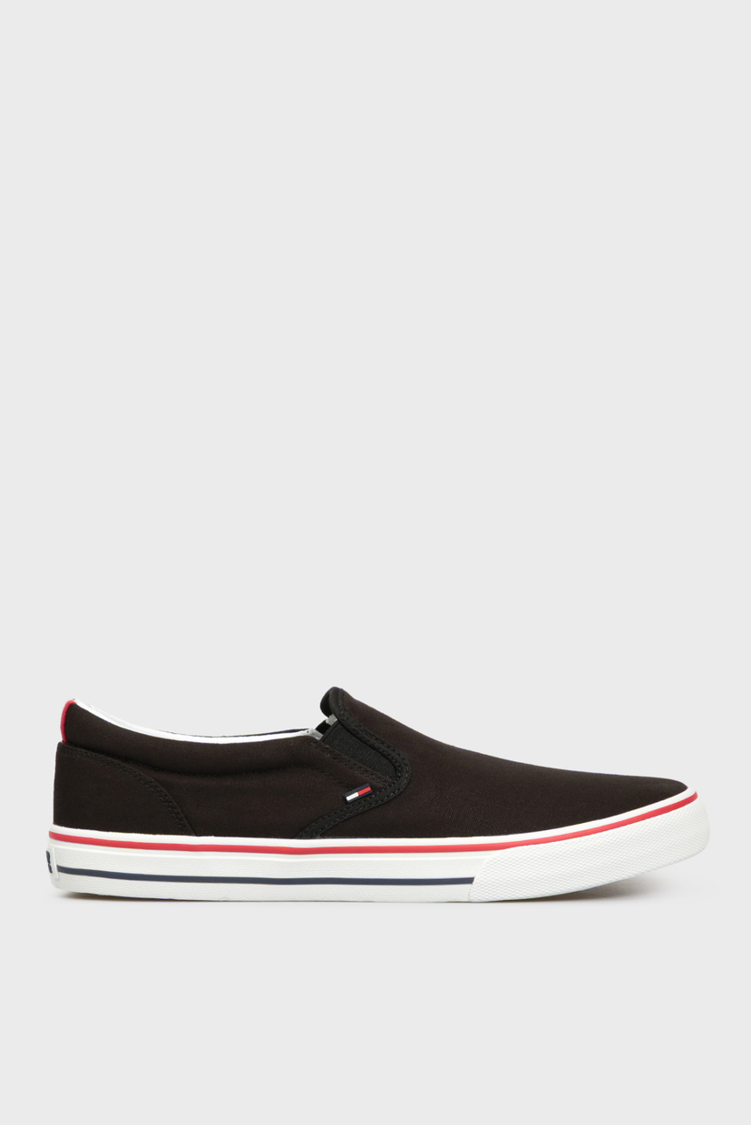

Мужские черные слипоны Tommy Hilfiger 43 EM0EM00002