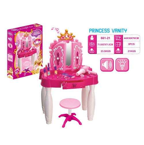 

Игровой набор Limo Toy "Салон красоты" с набором аксессуаров со звуковыми эффектами (RT-661-21)