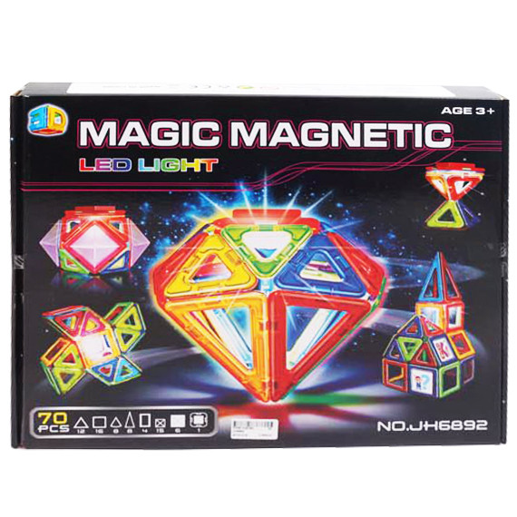 

Магнитный конструктор MAGIC MAGNETIC 70 деталей JH6892
