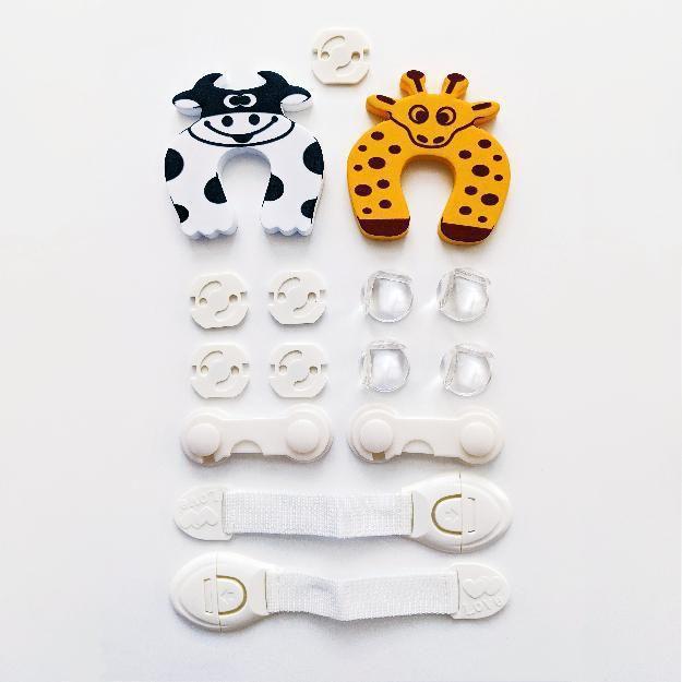 

Набор для детской безопасности Baby Toys 15 шт Мебель Розетки Двери