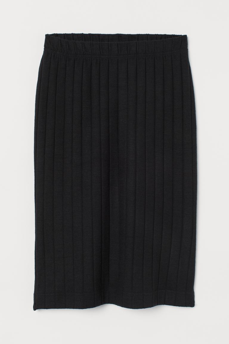 

Вязаная юбка H&M XL Черный