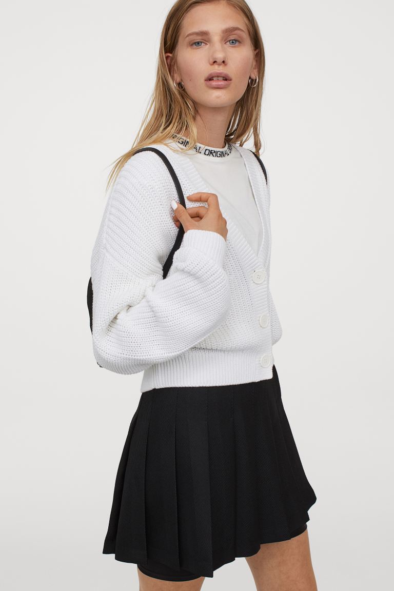 

Юбка в складку H&M 34 Черный