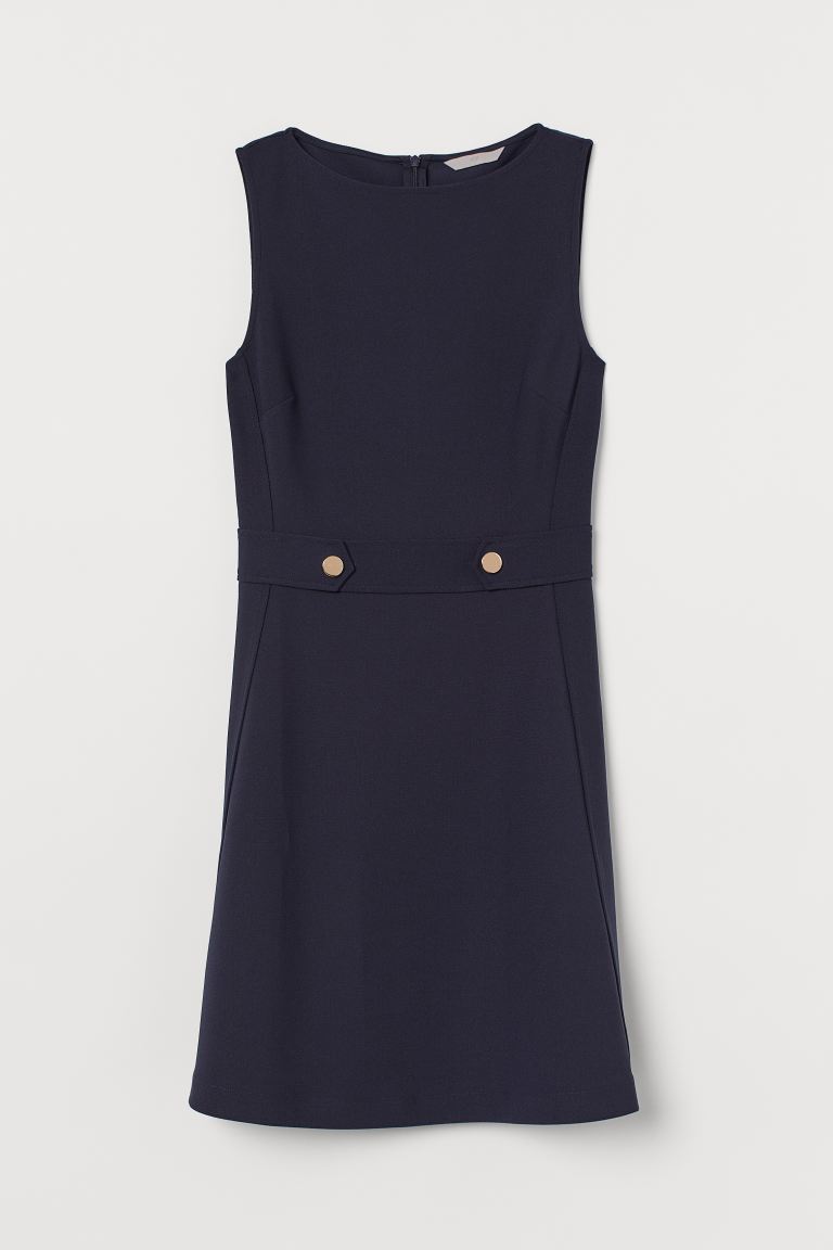 

Платье с вырезом лодочкой H&M  Синий, Платье с вырезом лодочкой H&M XL Синий