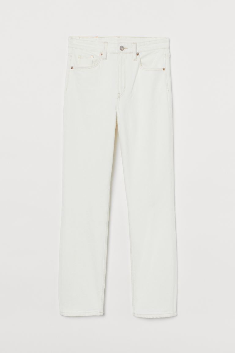 

Джинсы Vintage Slim High Ankle H&M 44 Белый
