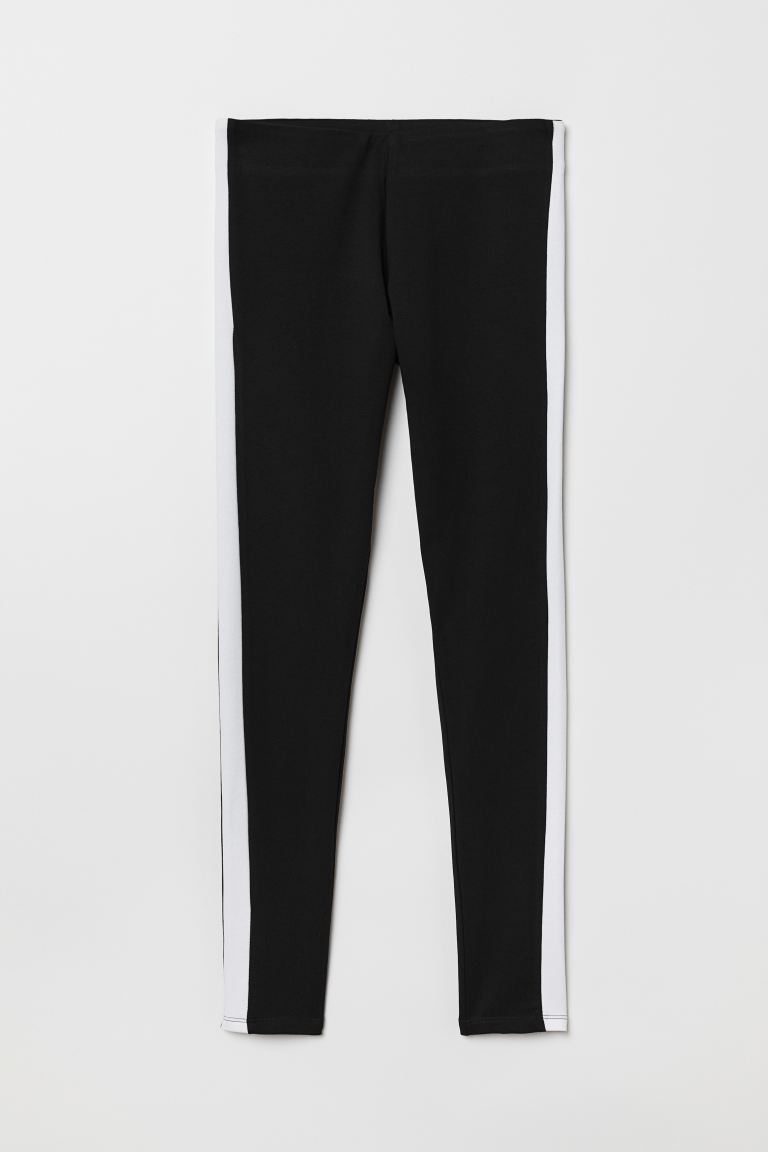 

Леггинсы H&M S Черный/белый