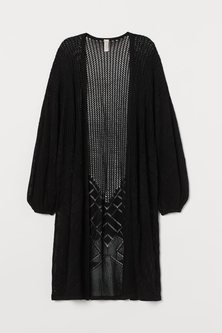 

Вязаный кардиган H&M  Черный, Вязаный кардиган H&M XS Черный