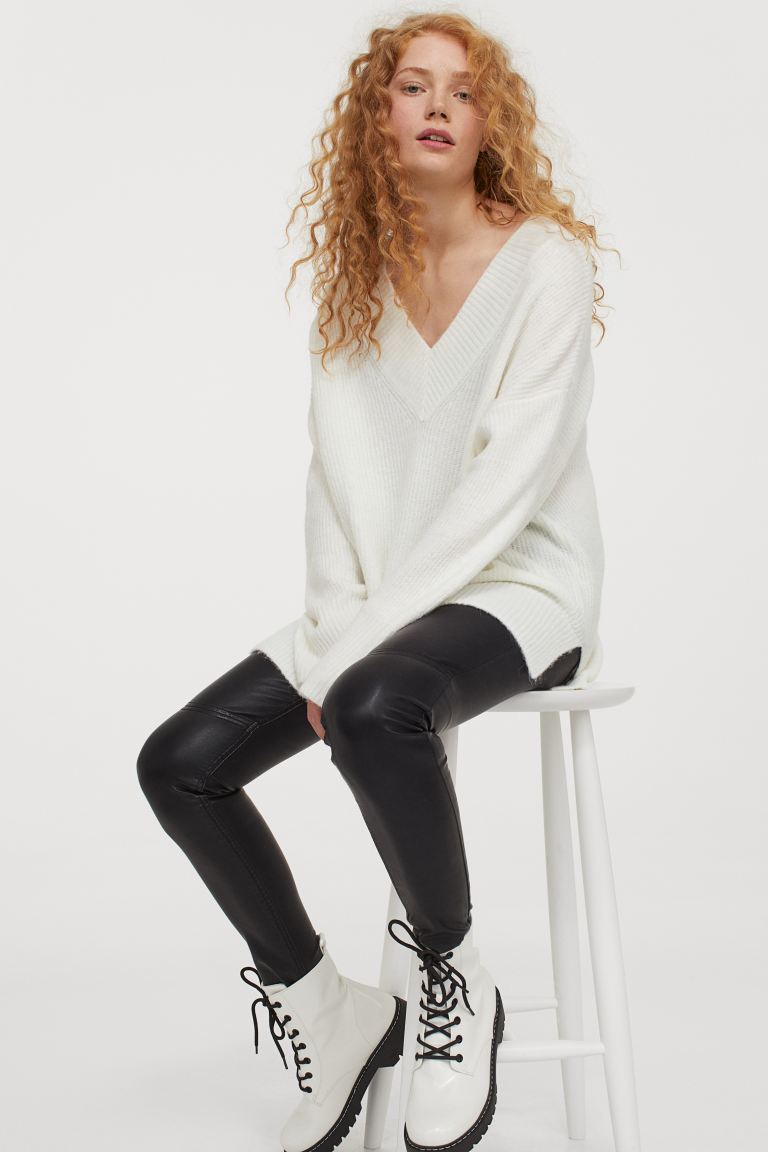 

Джемпер из смесовой шерсти H&M  Белый, Джемпер из смесовой шерсти H&M XS Белый
