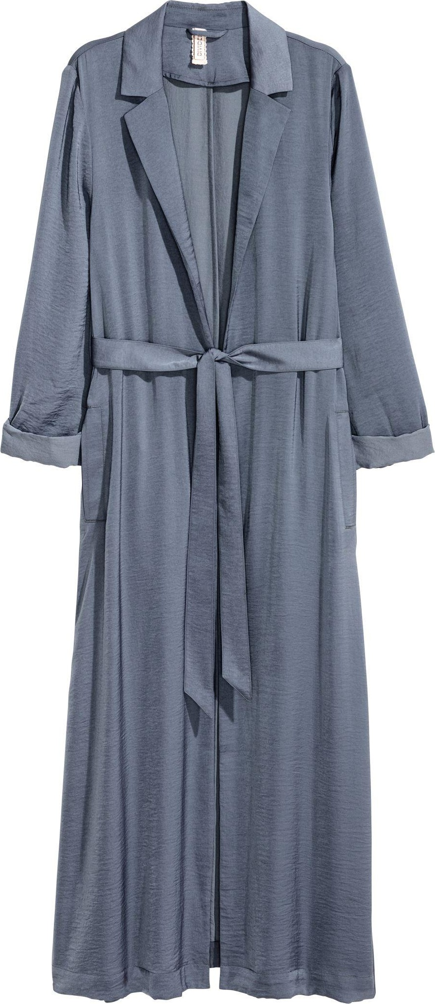 

Плащ H&M 4714735-ACUI 34 Бледно-синий