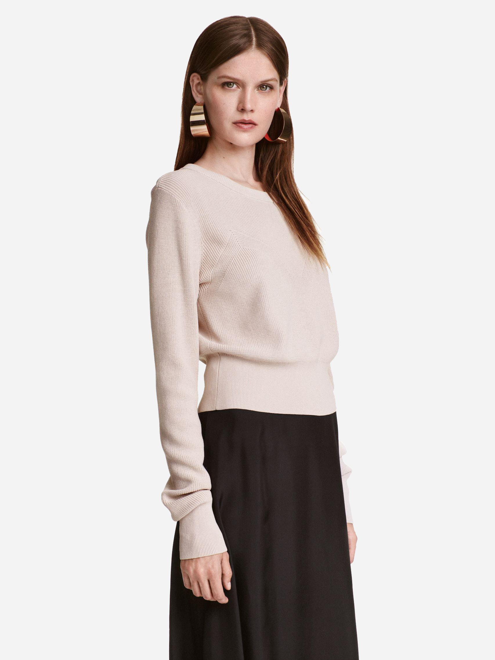 

Джемпер H&M 4415114-ACWJ 42 Светло-бежевый